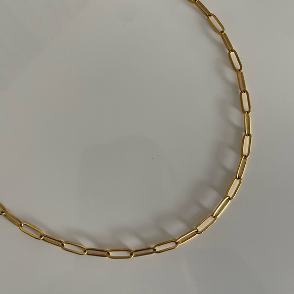 Zara Jewelry - ZARA Gold metal Chain Necklace modern ring trendy